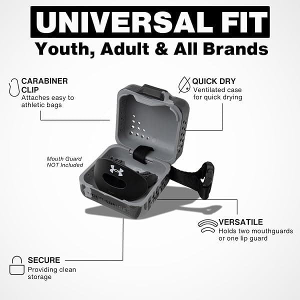 Under Armour Mouthguard Case, Black, One Size — view 2 of 4