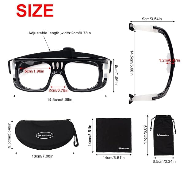 Andux Sports Goggles LQYJ-01, Black — view 2 of 4