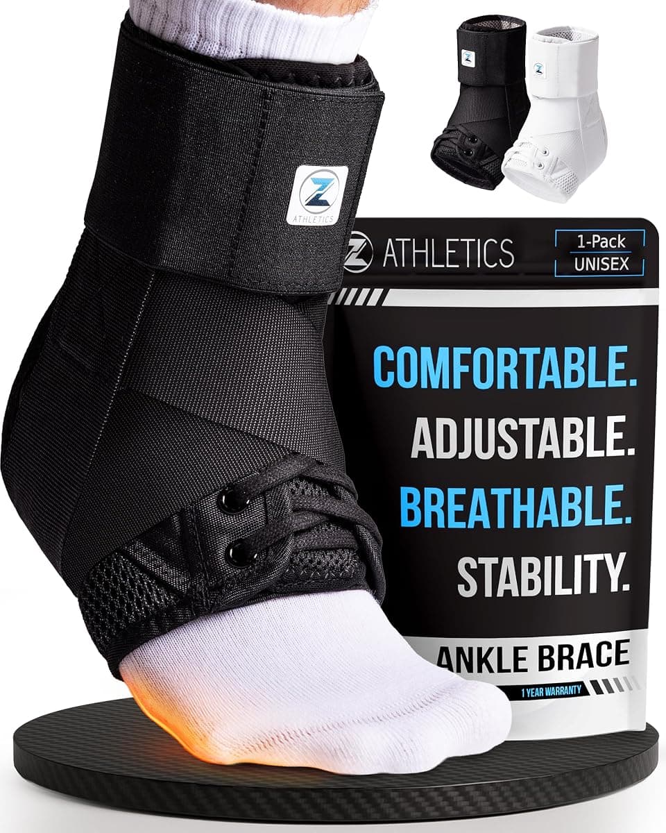 Z ATHLETICS Lace-Up Ankle Brace, Medium