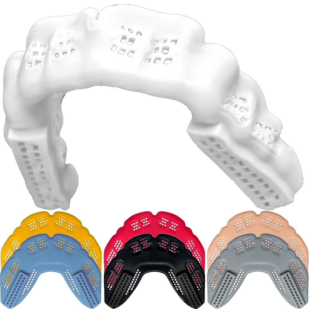 Bulletproof Sports Mouthguard, White, Adult