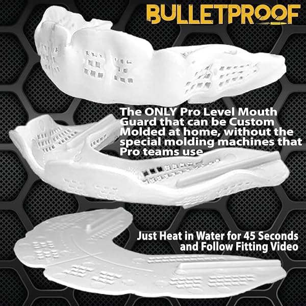 Bulletproof Sports Mouthguard, White, Adult — view 3 of 4