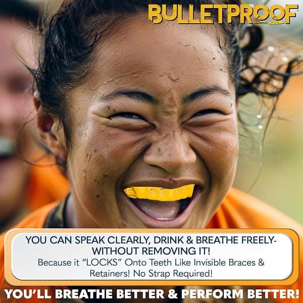 Bulletproof Sports Mouthguard, White, Adult — view 4 of 4