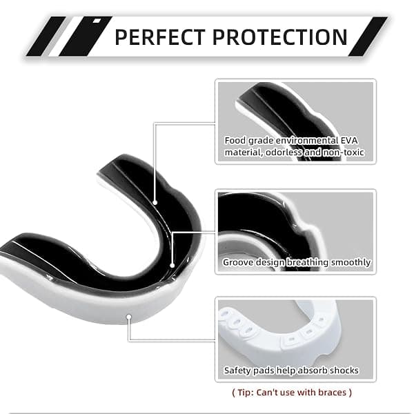 LPONJAR Youth Mouth Guards, Medium, 5-Pack — view 2 of 4