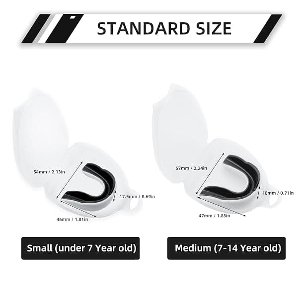 LPONJAR Youth Mouth Guards, Medium, 5-Pack — view 3 of 4