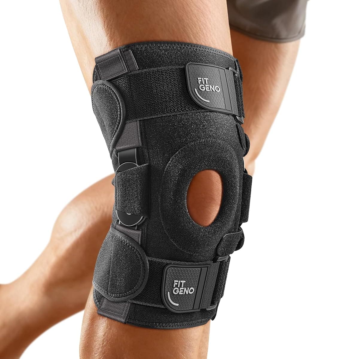 Fit Geno Hinged Knee Brace, Side Stabilizers