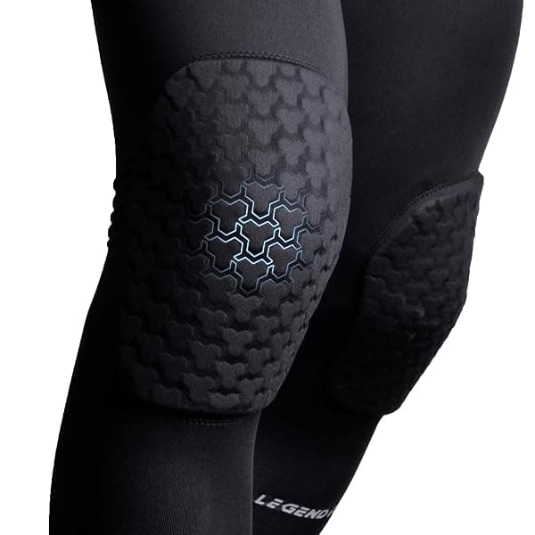 Legendfit Padded Knee Sleeves, Black, Medium — view 2 of 4
