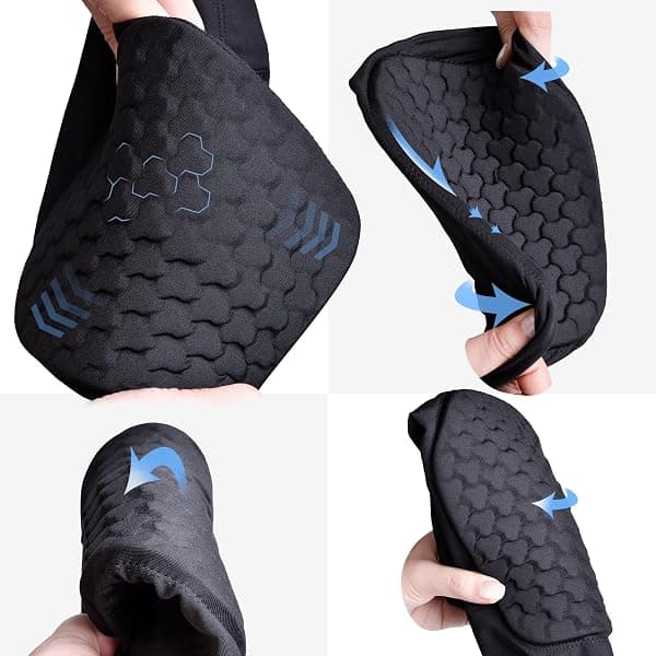 Legendfit Padded Knee Sleeves, Black, Medium — view 3 of 4