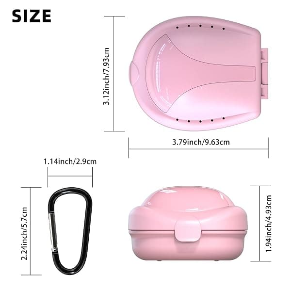 BVN Sports Mouthguard Case, Pink — view 2 of 4