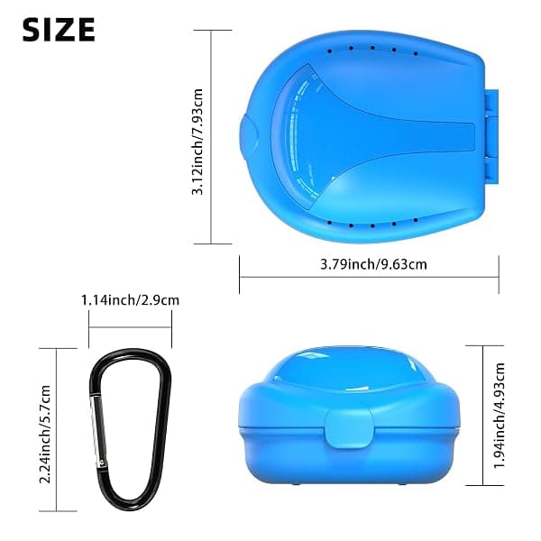 BVN Sports Mouthguard Case, Blue — view 2 of 4