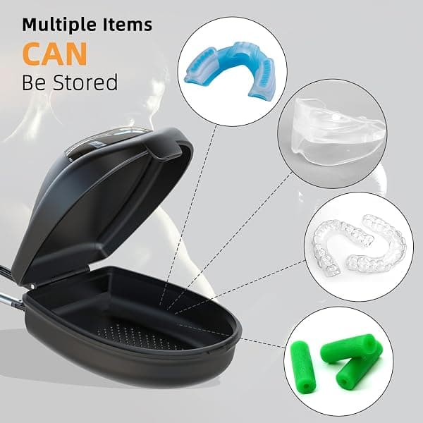 ARGOMAX Sports Mouthguard Case, Black — view 4 of 4