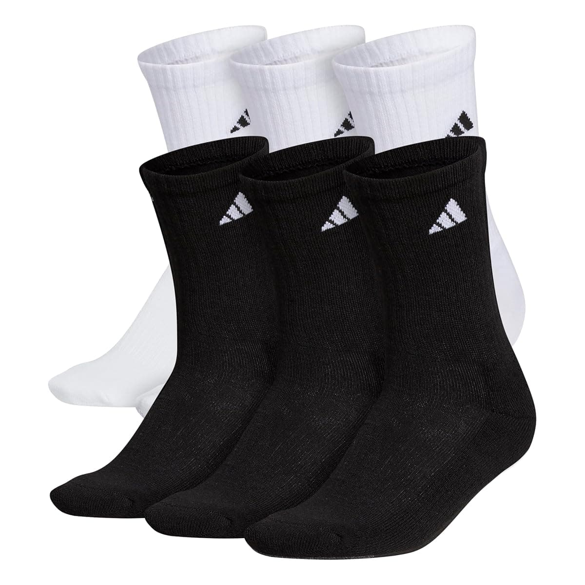 adidas Athletic Crew Socks, 6-Pack, Men's Large