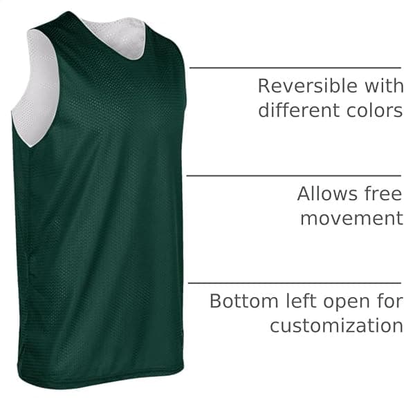 Champro Zone Youth Reversible Practice Jersey, Large — view 3 of 3