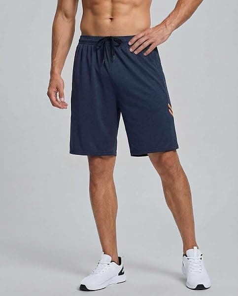 Real Essentials Dry Fit Shorts, 9 in, 5-Pack, Large — view 2 of 4