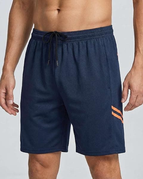 Real Essentials Dry Fit Shorts, 9 in, 5-Pack, Large — view 3 of 4