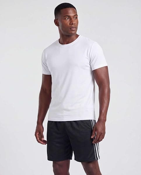 Real Essentials Mesh Shorts, 9 in, 5-Pack, Large — view 3 of 4