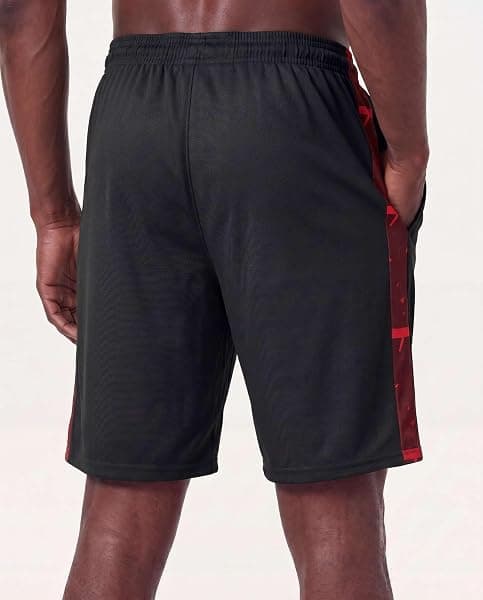 Real Essentials Mesh Shorts, 9 in, 5-Pack, Large — view 4 of 4