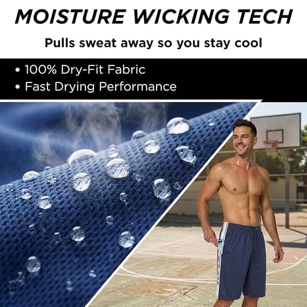 Ultra Performance Shorts, 10 in, 5-Pack, Large — view 3 of 4