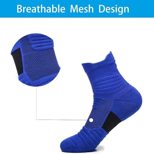 Yoknatt Cushioned Basketball Crew Socks, Four-Pack — view 3 of 4