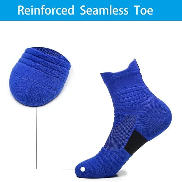 Yoknatt Cushioned Basketball Crew Socks, Four-Pack — view 4 of 4