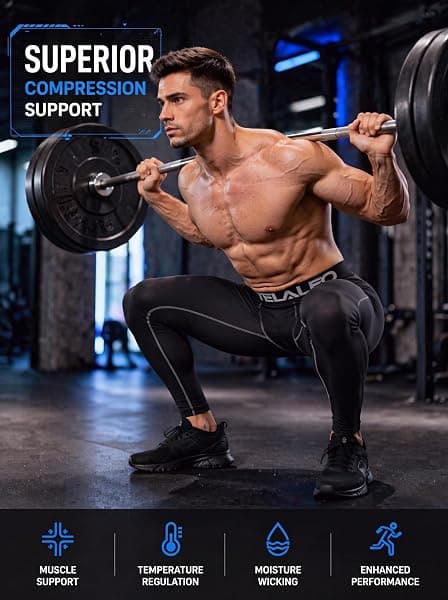 Telaleo Compression Tights, 5-Pack, Men's Large — view 2 of 4