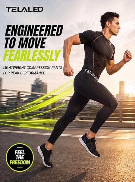 Telaleo Compression Tights, 5-Pack, Men's Large — view 3 of 4