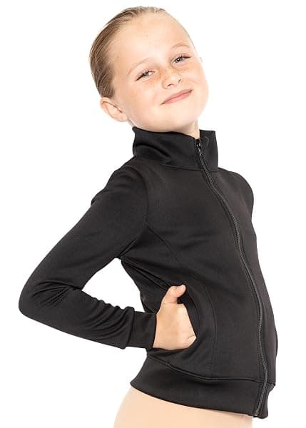Stretch Is Comfort Techno Warm Up Jacket, Girls' — view 2 of 4