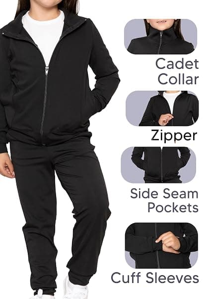 Stretch Is Comfort Techno Warm Up Jacket, Girls' — view 4 of 4