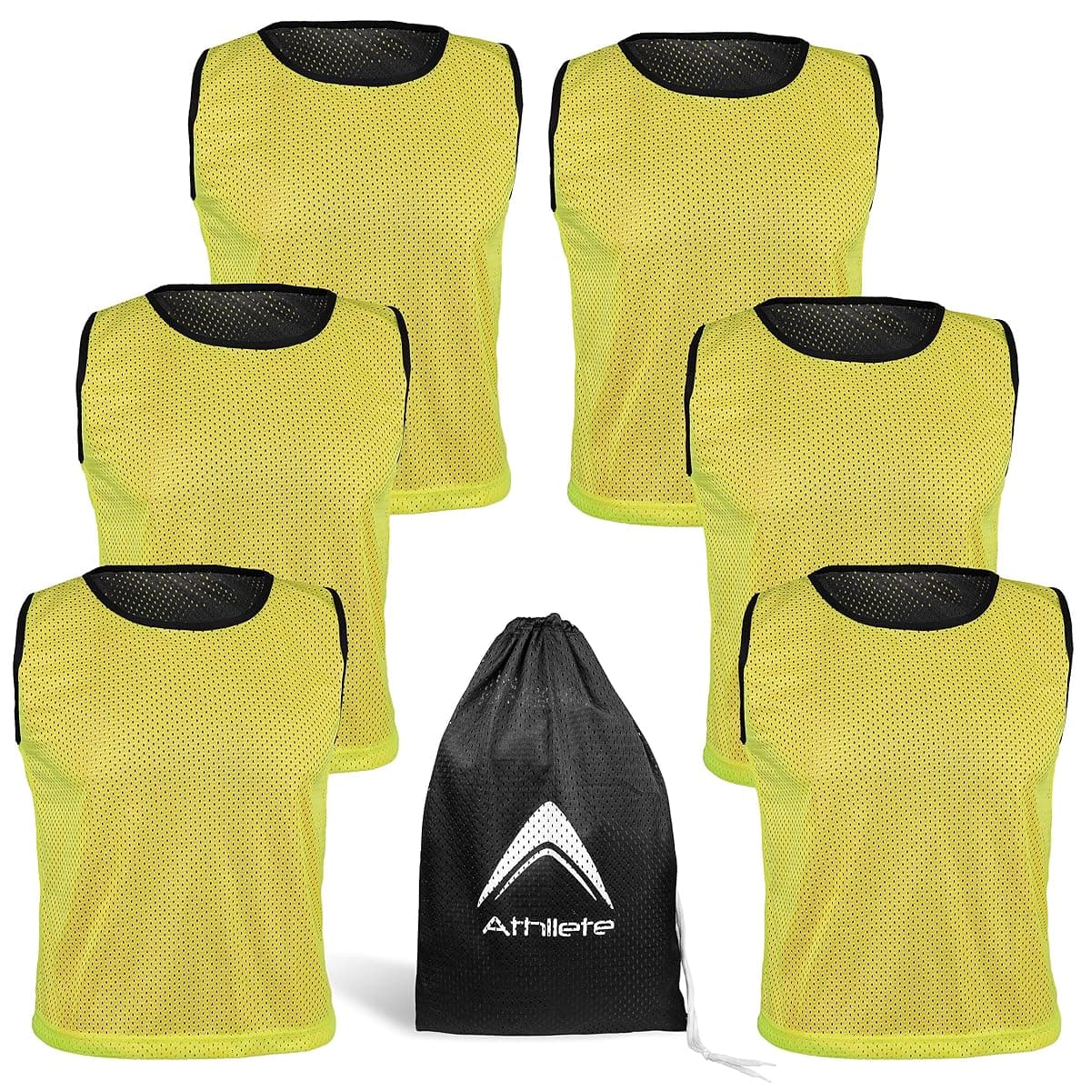 Athllete Reversible Practice Pinnies, Set of 6