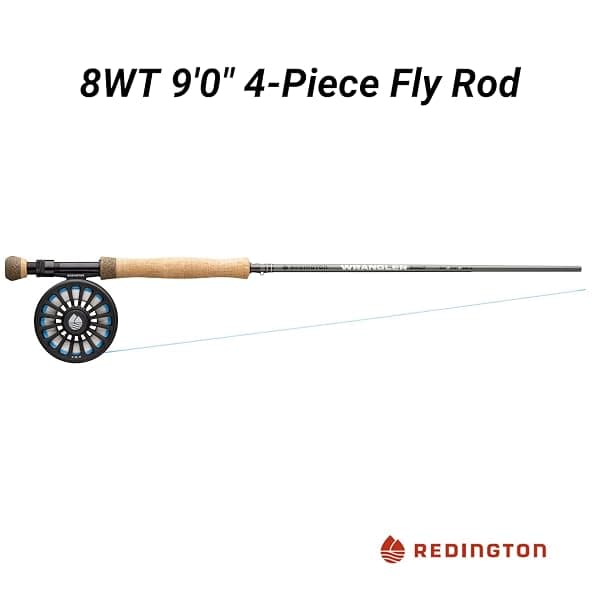 Redington Wrangler Salt Fly Kit, 8wt 9'0" 4pc — view 2 of 4