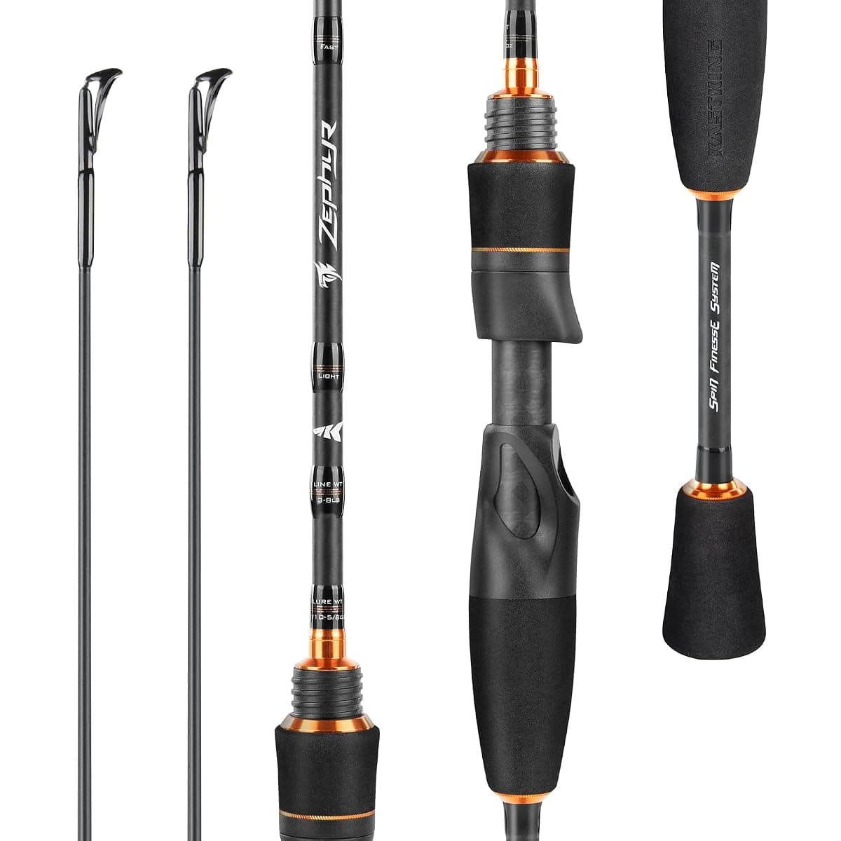 KastKing Zephyr Finesse Spinning Rod, 5'8" FL