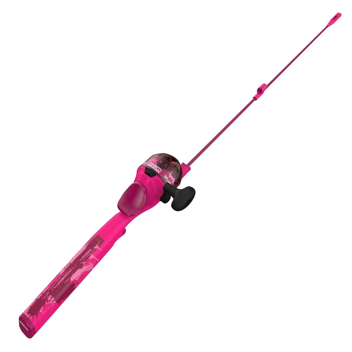 Zebco Splash Kids Spincast Combo, 29 in, Pink