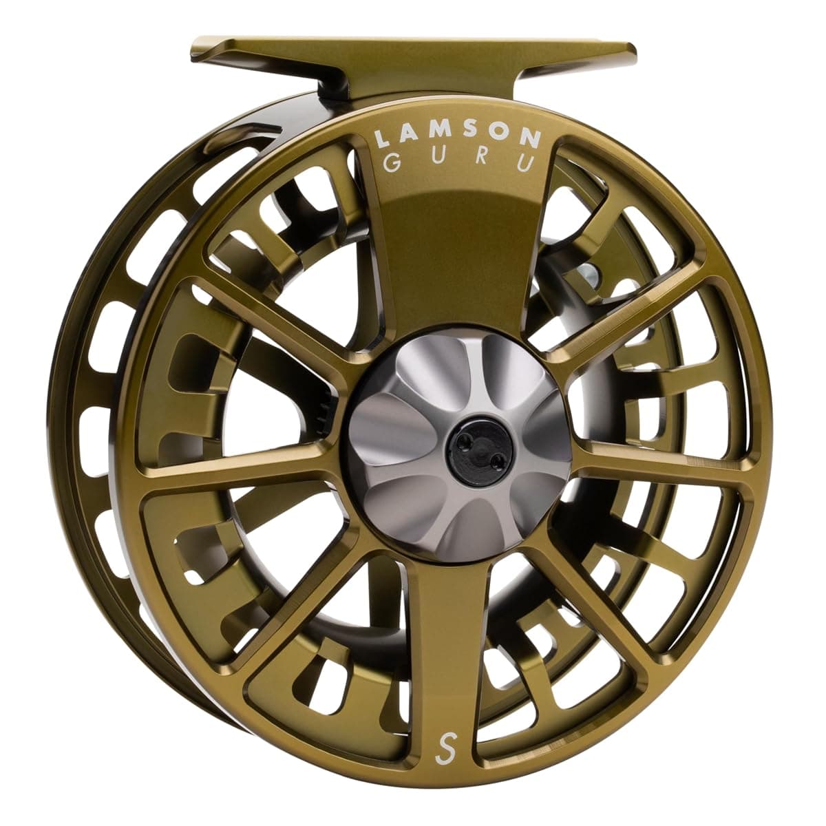 Lamson Guru S Fly Reel, -7+, 6-8wt Olive