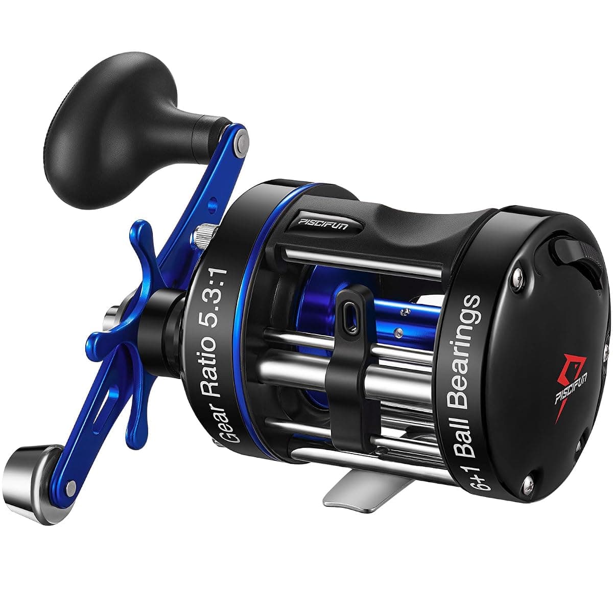 Piscifun Chaos XS Round Baitcast Reel, 50 Right