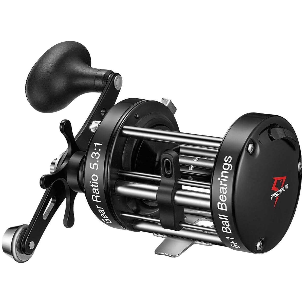 Piscifun Chaos XS Round Baitcast Reel, 60 Right
