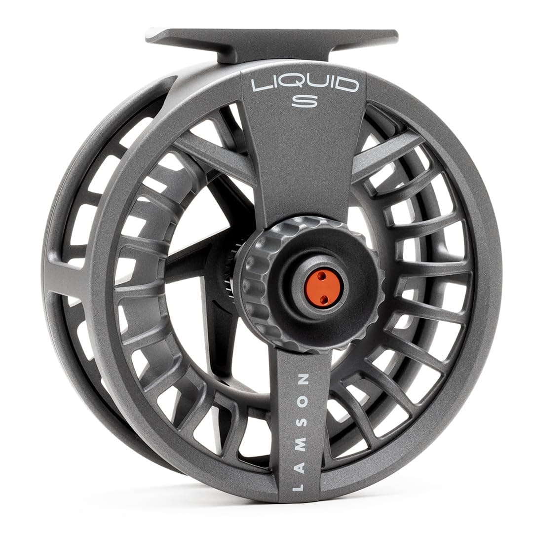 Lamson Liquid S HD Fly Reel, -5+, 4-6wt Smoke