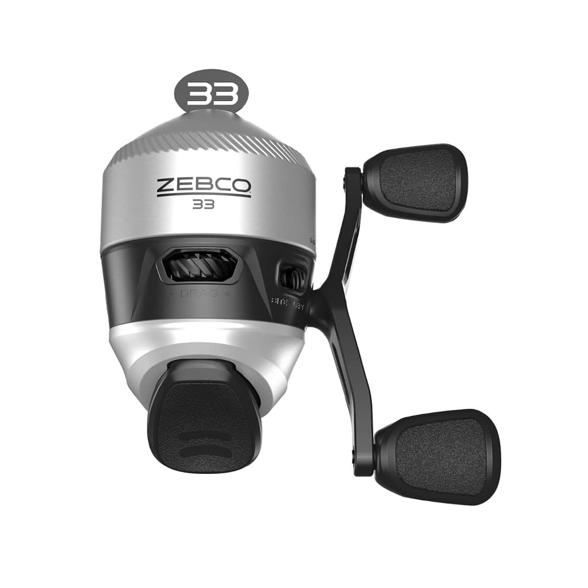Zebco 33 Spincast Reel, Size 30 Silver
