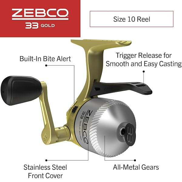 Zebco 33 Gold Micro Trigger Spincast Reel, 10 — view 2 of 4
