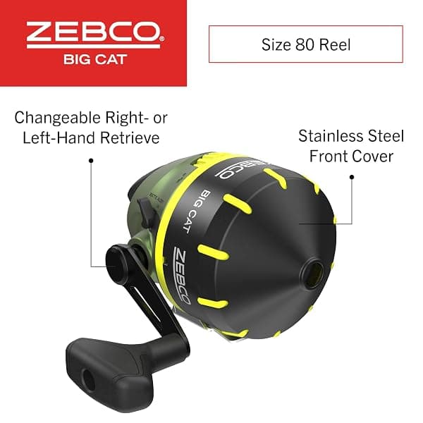 Zebco Big Cat Spincast Combo, 7' MH, Size 80 — view 3 of 4