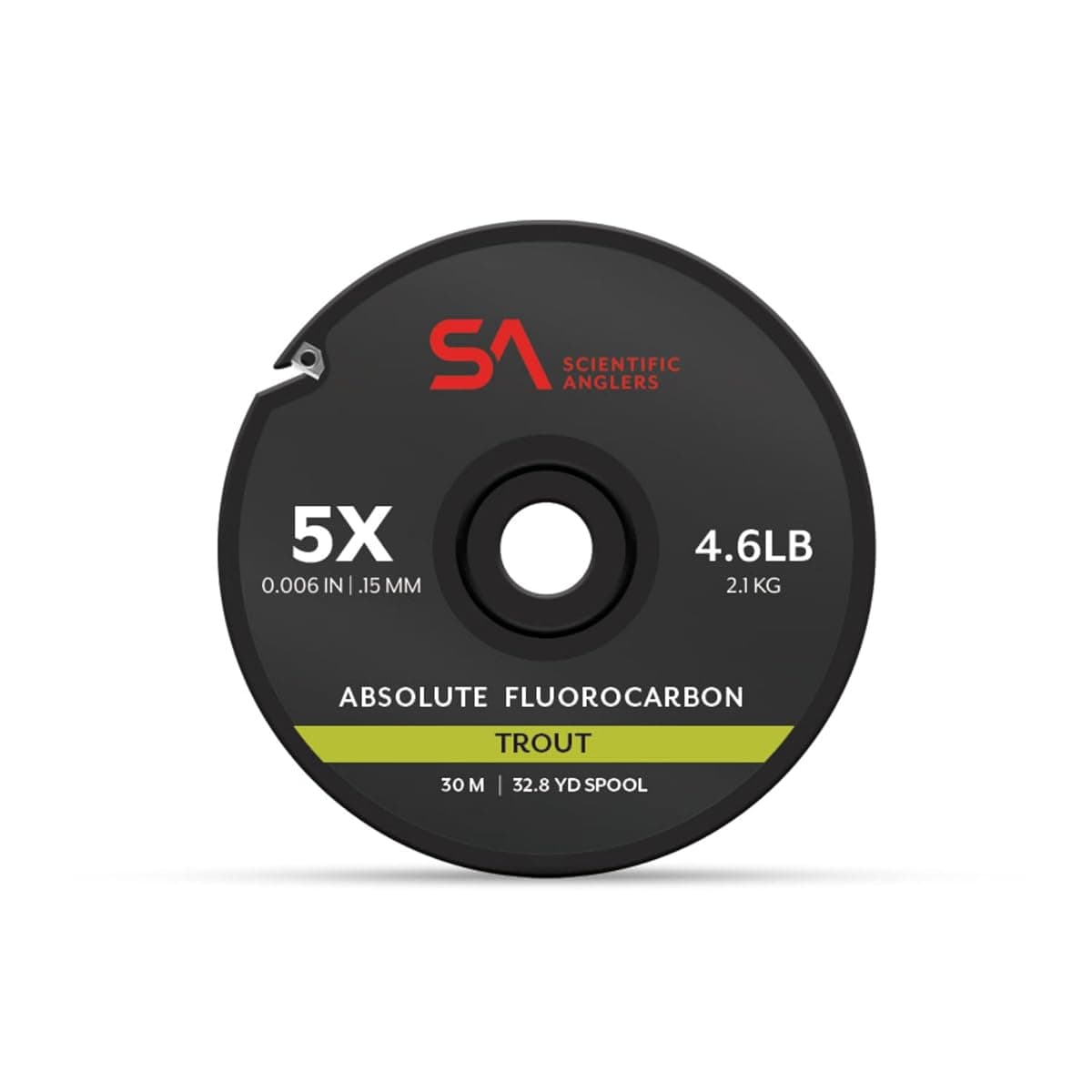 Scientific Anglers Absolute Fluoro Tippet, 5X, 30 m