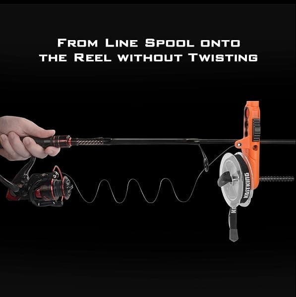 KastKing Radius Fishing Line Spooler, Orange — view 2 of 4