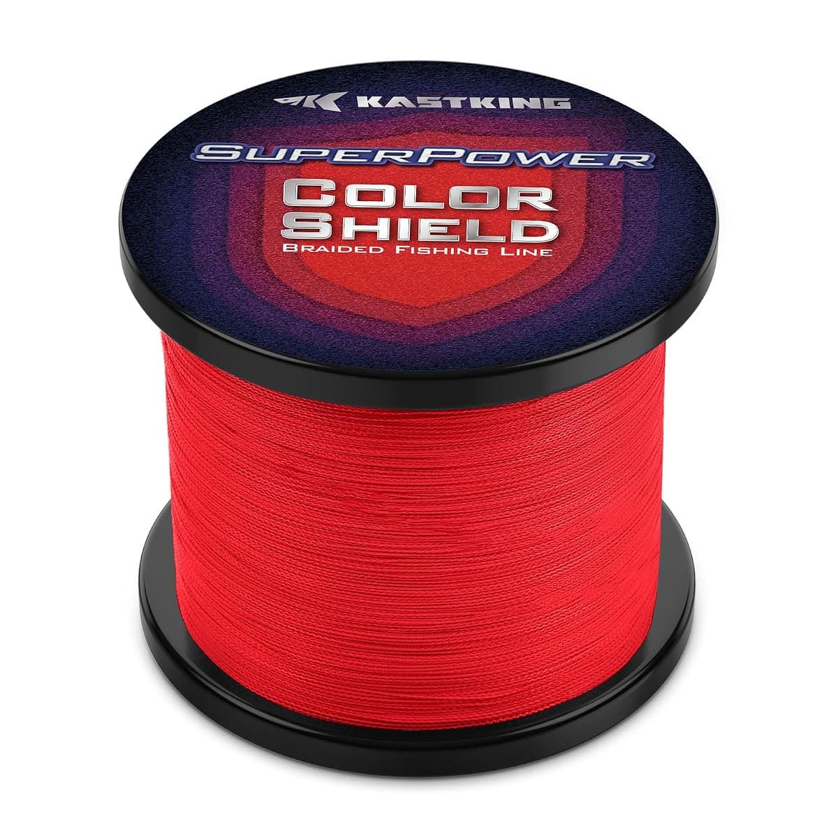 KastKing ColorShield Braid, 20 lb, 150 yd, Red