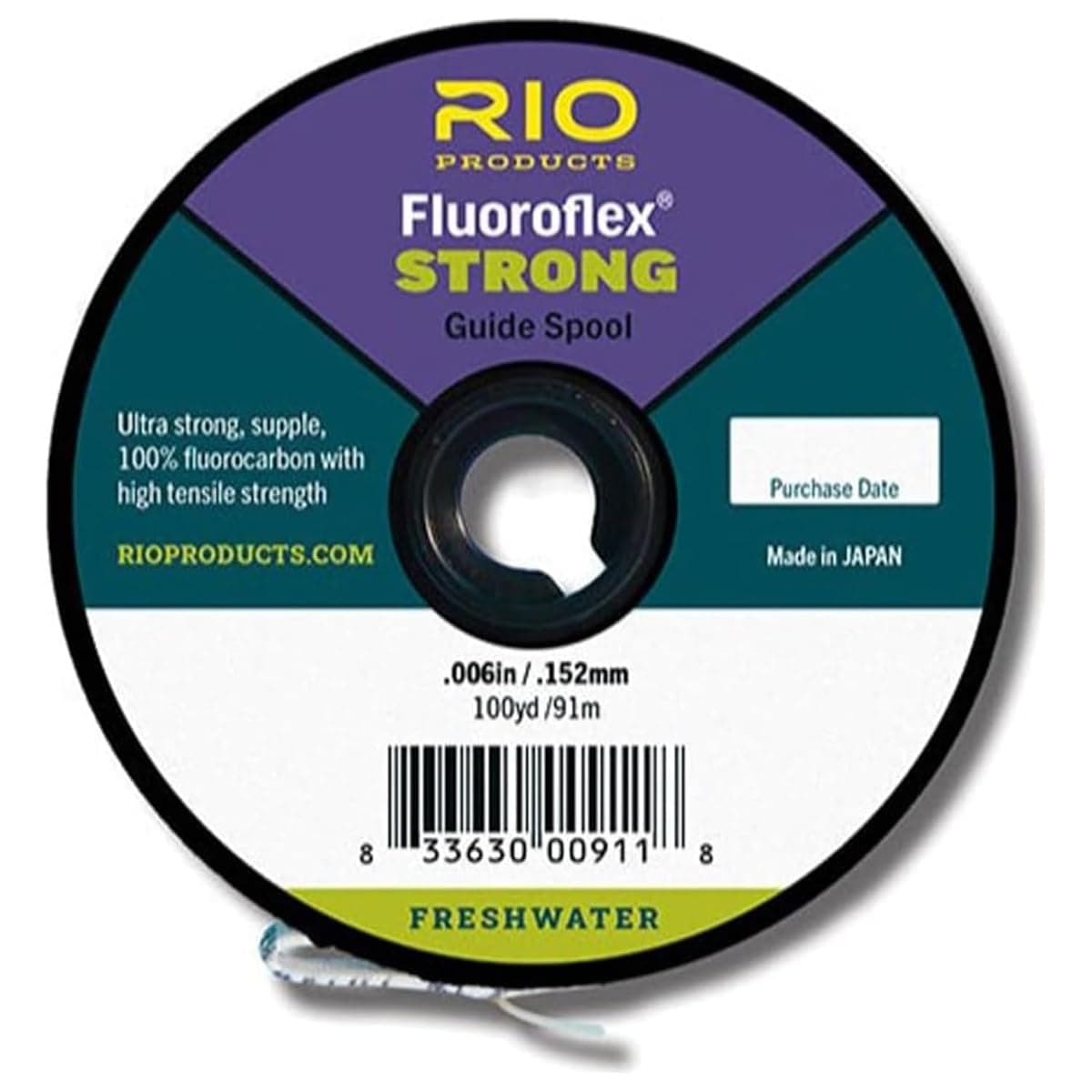 RIO Fluoroflex Strong Tippet, 5X, 100 yd Spool