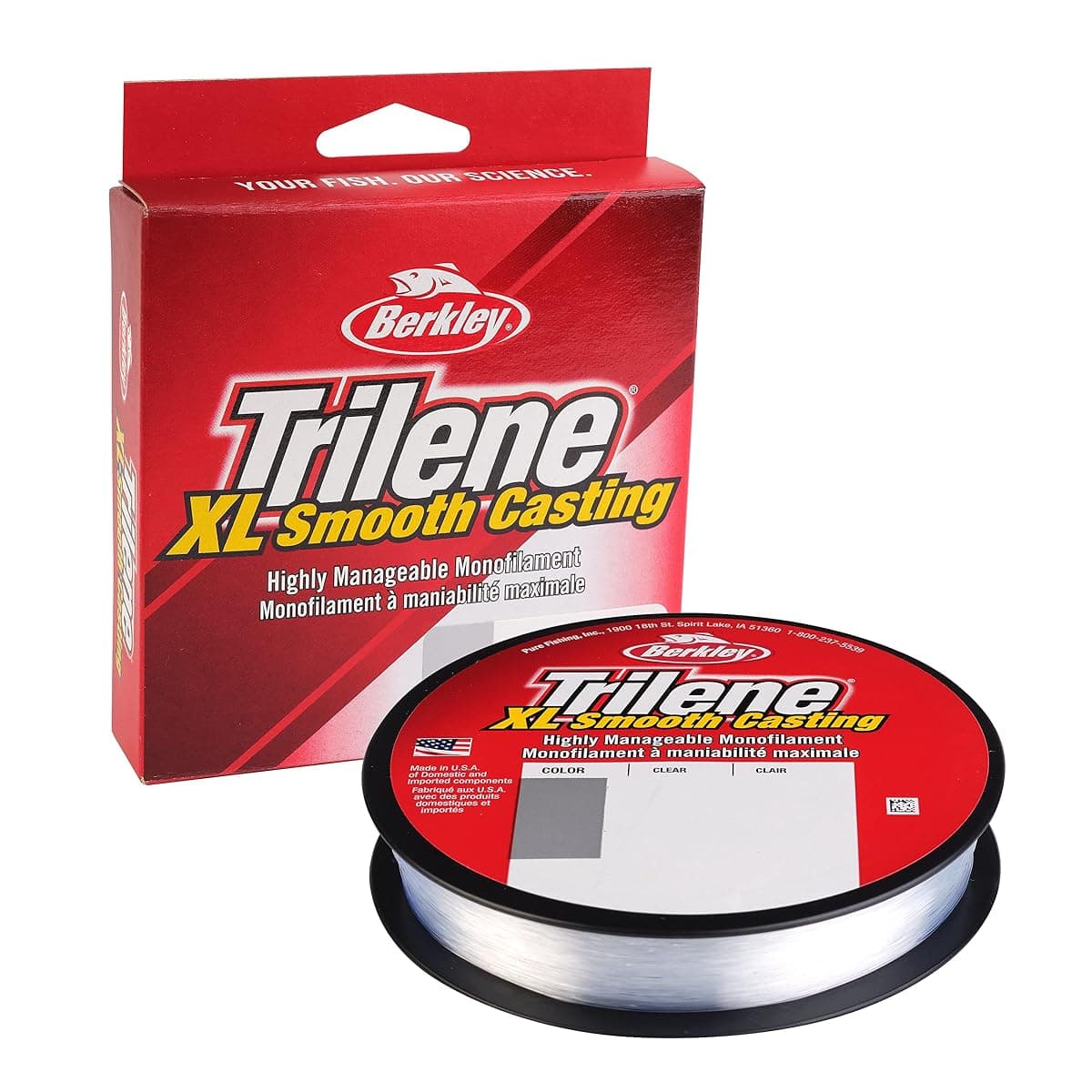 Berkley Trilene XL Mono, 8 lb, 330 yd, Clear