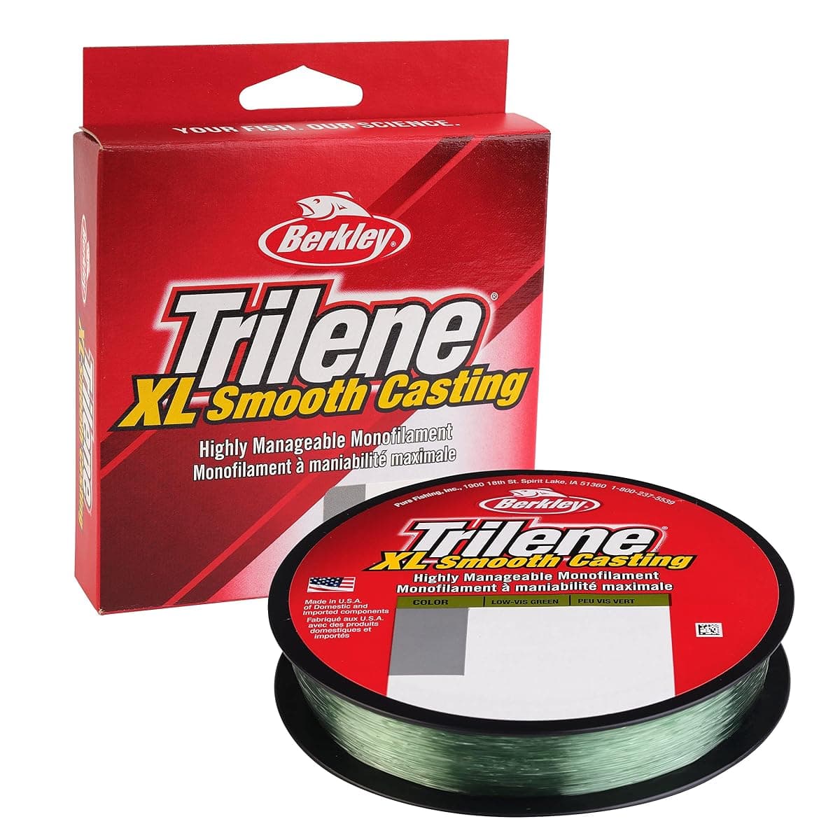 Berkley Trilene XL Mono, 10 lb, 300 yd, Green
