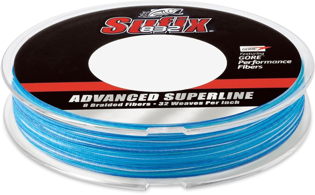 Sufix 832 Braid, 30 lb, 300 yd, Coastal Camo