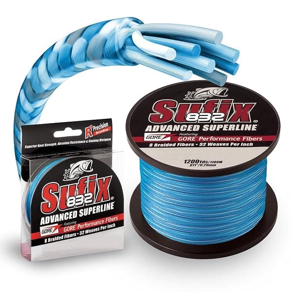 Sufix 832 Braid, 30 lb, 300 yd, Coastal Camo — view 2 of 3