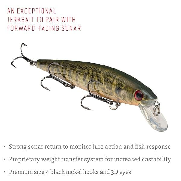 Strike King KVD Jerkbait 300, 4.75 in, Natural Bream — view 4 of 4