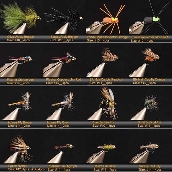 Wifreo Fly Assortment, 92 Flies with Fly Box — view 2 of 4