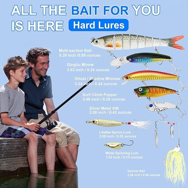SMMYMGF Lure and Tackle Kit, 92 Pieces — view 3 of 4