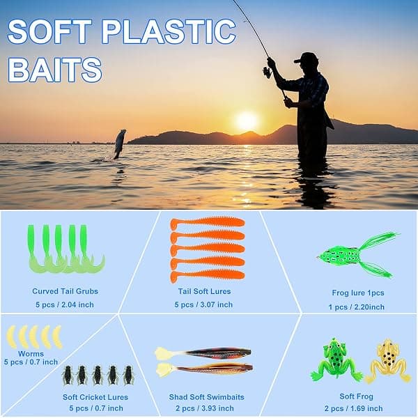 SMMYMGF Lure and Tackle Kit, 92 Pieces — view 4 of 4